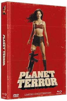Planet Terror (Limited Uncut Mediabook, Blu-ray+DVD, Cover B) (2007) [FSK 18] [Blu-ray] 