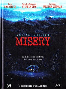 Misery (Limited Mediabook, Blu-ray+DVD, Cover B) (1990) [Blu-ray] 