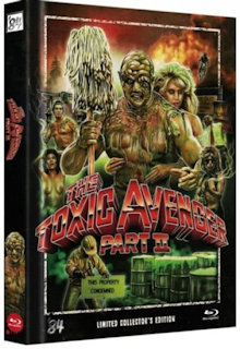 The Toxic Avenger Part II (Limited Mediabook) (1989) [FSK 18] [Blu-ray] 