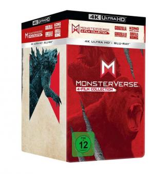 Monsterverse (Steelbooks) (8 Discs, 4K Ultra HD+Blu-ray) (2014–2021) [4K Ultra HD] 