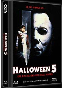 Halloween 5 - Die Rache von Michael Myers (Mediabook, Blu-ray+DVD+CD, Cover A) (1989) [FSK 18] [Blu-ray] 