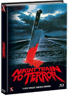 Night Train To Terror (Limited Mediabook, Blu-ray+DVD, Cover A) (1985) [FSK 18] [Blu-ray] 