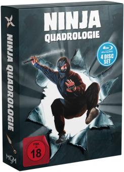 Ninja Quadrologie 1-4 Deluxe-Edition (Uncut, 4 Discs) [FSK 18] [Blu-ray] 