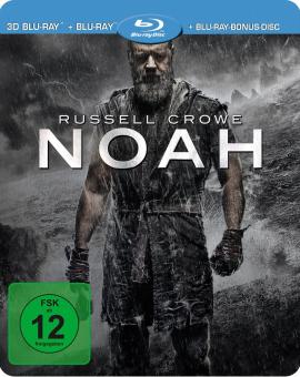 Noah (Limited Steelbook Edition, Blu-ray+3D Blu-ray) (2014) [3D Blu-ray] [Gebraucht - Zustand (Sehr Gut)] 