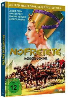 Nofretete - Königin vom Nil: Extended-Edition (Limited Mediabook, Blu-ray+DVD) (1961) [Blu-ray] [Gebraucht - Zustand (Sehr Gut)] 