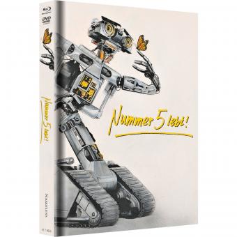 Nummer 5 lebt (Limited Mediabook, Blu-ray+DVD, Cover A) (1986) [Blu-ray] 
