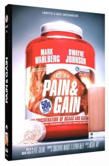 Pain & Gain (Limited Mediabook, Blu-ray+DVD, Cover D) (2013) [Blu-ray] 