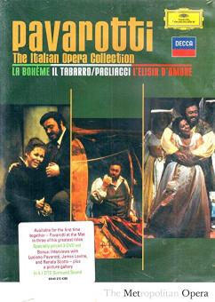 Luciano Pavarotti - The Italian Opera Collection (2008) (3 DVDs) [Gebraucht - Zustand (Sehr Gut)] 