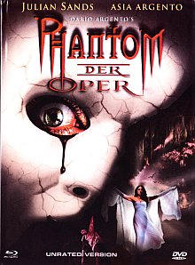 Das Phantom der Oper (Limited Mediabook, Blu-ray+DVD, Cover A) (1998) [FSK 18] [Blu-ray] [Gebraucht - Zustand (Sehr Gut)] 