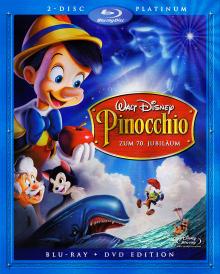 Pinocchio - Platinum Edition (+DVD) (1940) [Blu-ray] 