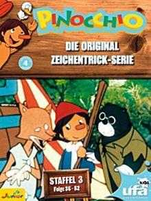 Pinocchio - Die Original Zeichentrick-Serie, Staffel 3, Folge 36-52 (3 DVDs) 