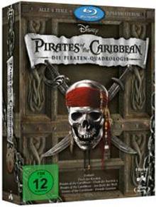 Pirates of the Caribbean - Die Piraten-Quadrologie (8 Discs) [Blu-ray] 