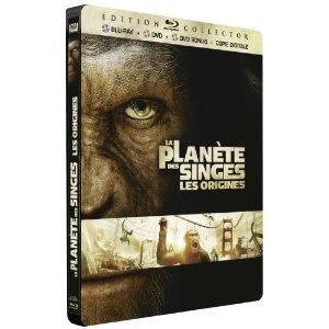 Planet der Affen: Prevolution (+ DVD) (inkl. Digital Copy) (Steelbook) (2011) [EU Import mit dt. Ton] [Blu-ray] [Gebraucht - Zustand (Sehr Gut)] 