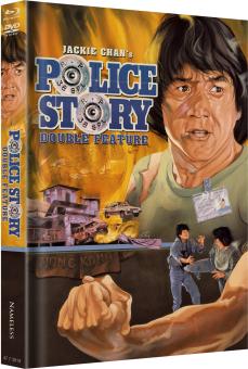 Police Story 1+2 (Limited Mediabook, Double Feature, Blu-ray+DVD, Cover A) (1985) [Blu-ray] 