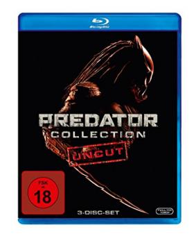 Predator Collection: 1-3 (3 Discs, Uncut) [FSK 18] [Blu-ray] 