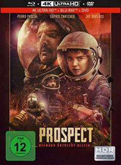 Prospect (3-Disc Limited Collector's Edition im Mediabook, 4K Ultra HD+Blu-ray+DVD) (2018) [4K Ultra HD] 