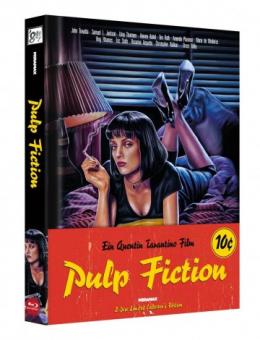 Pulp Fiction (Limited Wattiertes Mediabook, Blu-ray+DVD) (1994) [Blu-ray] 