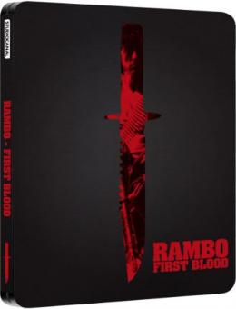 Rambo 1 - First Blood (Limited Steelbook, Blu-ray+DVD) (1982) [UK Import mit dt. Ton] [Blu-ray] 
