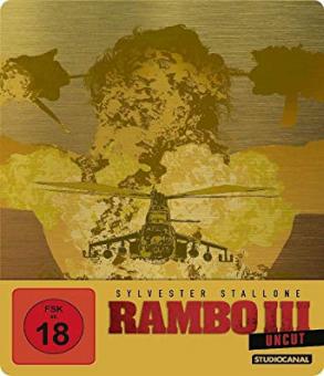Rambo 3 (Limited Steelbook) (1988) [FSK 18] [Blu-ray] 
