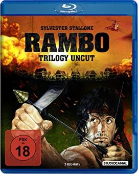 Rambo - The Trilogy (Uncut) (3 Discs) [FSK 18] [Blu-ray] 