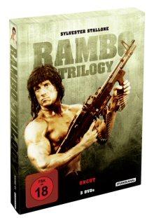 Rambo Trilogy (3 DVDs, ungekürzte Fassung) [FSK 18] [Gebraucht - Zustand (Sehr Gut)] 