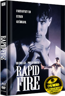 Rapid Fire (Limited Mediabook, Blu-ray+DVD, Cover B) (1992) [FSK 18] [Blu-ray] 