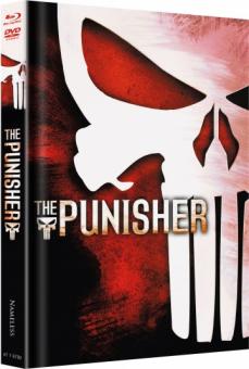 The Punisher (Extended Cut, Limited Mediabook, Blu-ray+DVD, Cover Skull Red) (2004) [FSK 18] [Blu-ray] 