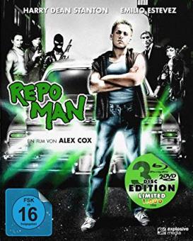 Repo Man (Limited Mediabook, Blu-ray+ 2 DVDs) (1984) [Blu-ray] 