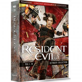 Resident Evil 1-6 (Limited Big Book, 4K Ultra HD+Blu-ray, Cover A) [4K Ultra HD] 