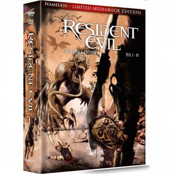 Resident Evil 1-6 (Limited Big Book, 4K Ultra HD+Blu-ray, Cover B) [4K Ultra HD] 