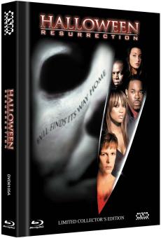 Halloween Resurrection (Limited Mediabook, 3 Discs, Blu-ray+DVD, Cover A) (2002) [FSK 18] [Blu-ray] 