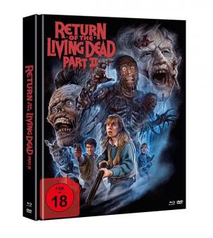 Return of the Living Dead 2 (Limited Mediabook, 2 Discs, Cover B) (1988) [FSK 18] [Blu-ray] 