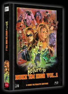 Return to Nuke 'Em High Vol. 1 (Limited Mediabook Edition, 3 Discs, Blu-ray + DVD) (2013) [FSK 18] [Blu-ray] 