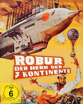 Robur - Der Herr der sieben Kontinente (Limited Mediabook, Blu-ray+DVD, Cover B) (1961) [Blu-ray] 