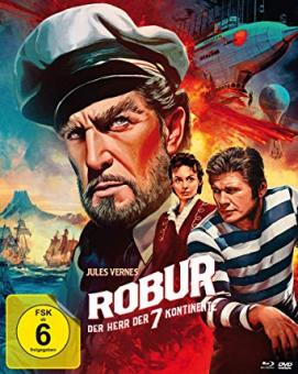 Robur - Der Herr der sieben Kontinente (Limited Mediabook, Blu-ray+DVD, Cover A) (1961) [Blu-ray] 
