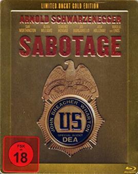 Sabotage - Limited Steelbook Gold Edition (2014) [FSK 18] [Blu-ray] 