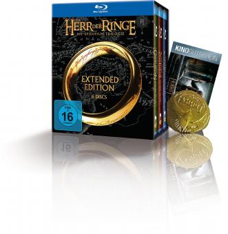 Der Herr der Ringe - Die Spielfilm Trilogie (Extended Edition) [Blu-ray] 