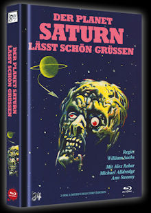 Der Planet Saturn lässt schön grüßen (Limited Mediabook, Blu-ray+DVD, Cover B) (1977) [FSK 18] [Blu-ray] 