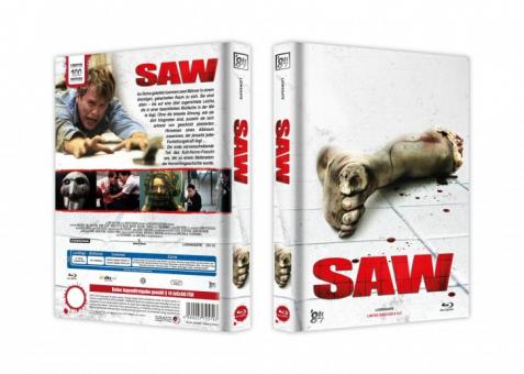 Saw (Limited Mediabook, Cover F) (2004) [FSK 18] [Blu-ray] 