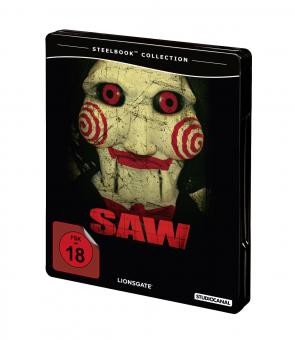 Saw (US Director's Cut, Steelbook) (2004) [FSK 18] [Blu-ray] 
