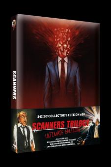 Scanners Trilogy (3-Disc Limited Mediabook, 2 Blu-ray's+CD) [FSK 18] [Blu-ray] 