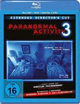 Paranormal Activity 3 (Extended Cut, inkl. DVD + Digital Copy) (2011) [Blu-ray] [Gebraucht - Zustand (Sehr Gut)] 