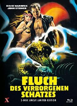 Fluch des verborgenen Schatzes (Uncut Limited Mediabook, Blu-ray+DVD, Cover B) (1982) [FSK 18] [Blu-ray] 
