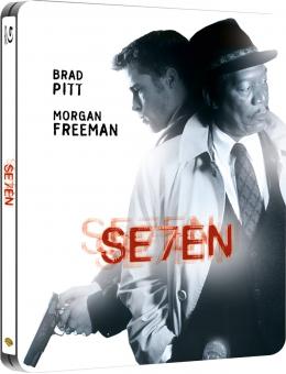 Sieben (Limited Steelbook, Premium Edition) (1995) [UK Import mit dt. Ton] [Blu-ray] 