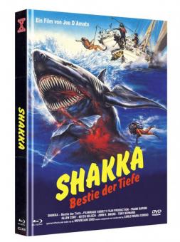 Shakka - Bestie der Tiefe (Limited Mediabook, Blu-ray+DVD, Cover A) (1990) [FSK 18] [Blu-ray] 