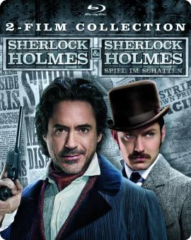 Sherlock Holmes & Sherlock Holmes: Spiel im Schatten (Steelbook) [Blu-ray] 