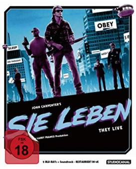 Sie leben - "They Live" (Limited Soundtrack Edition, 2 Blu-ray's + CD-Soundtrack) (1988) [FSK 18] [Blu-ray] 