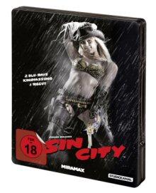 Sin City - Steelbook (Kinofassung + Recut) (2005) [FSK 18] [Blu-ray] 