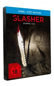 Slasher - Staffel 1 & 2 (Limited Steel Edition) (4 Discs) [Blu-ray] [Gebraucht - Zustand (Sehr Gut)] 