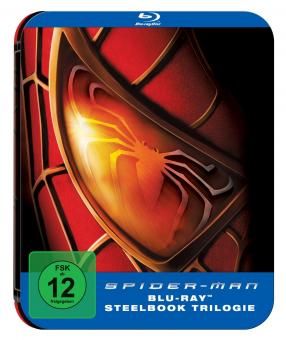 Spider-Man Trilogie (3 Discs, Steelbook Edition) [Blu-ray] [Gebraucht - Zustand (Sehr Gut)] 